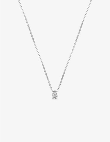 Collier en or blanc 750‰...