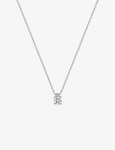 Collier en or blanc 750‰...