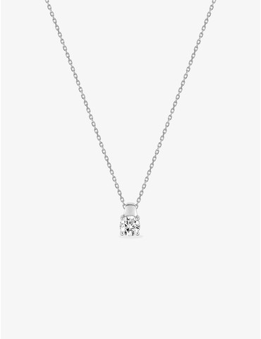 Collier en or blanc 750‰...