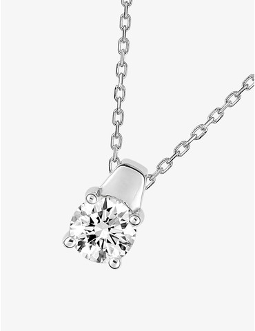 Collier en or blanc 750‰...