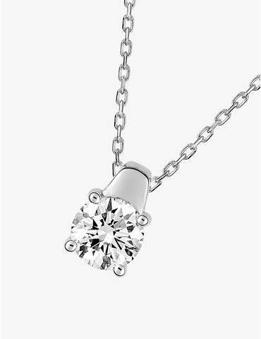 Collier en or blanc 750‰...