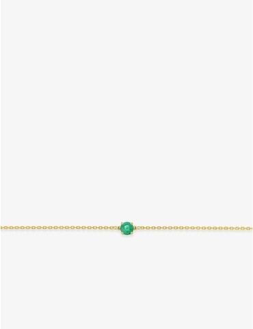 Bracelet solitaire or 750 ‰...