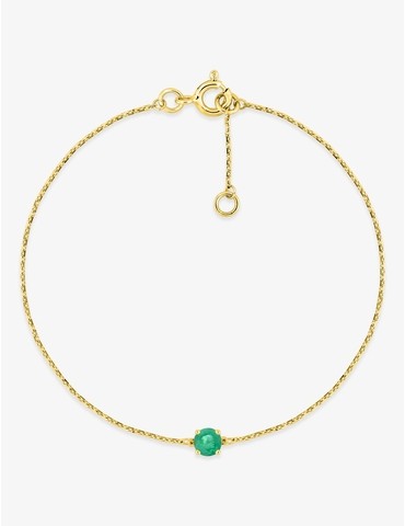 Bracelet solitaire or 750 ‰...