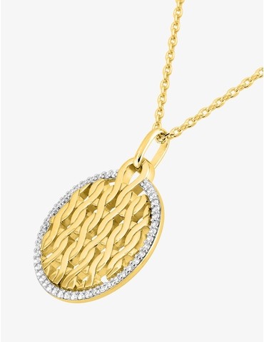 Collier plaqué or et...