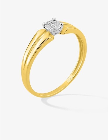 Bague en or jaune 375 ‰...
