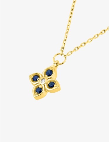 Collier floral or 375 ‰...