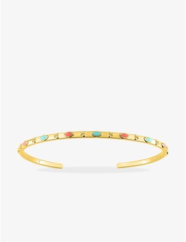 Bracelet rigide plaqué or...