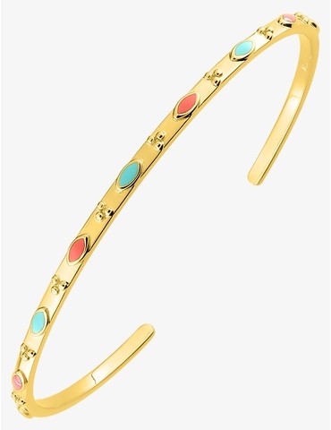 Bracelet rigide plaqué or...