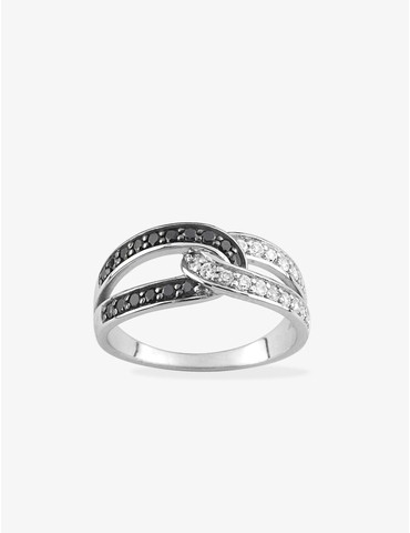 Bague argent 925 ‰ rhodié...