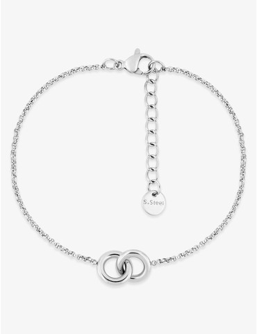 Bracelet acier anneaux...