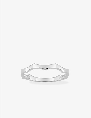 Bague en argent 925‰ rhodié...