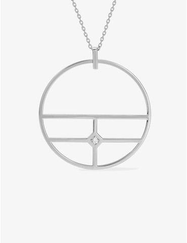 Collier argent 925 ‰ rhodié...