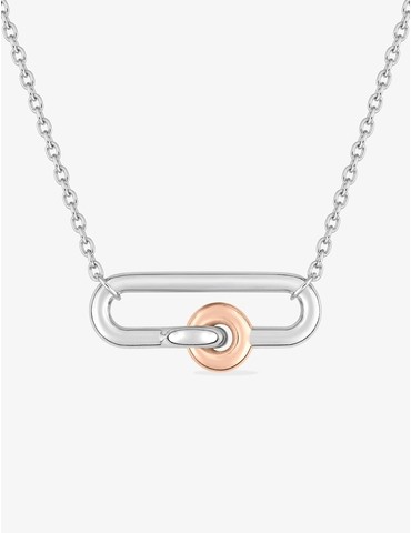 Collier fantaisie bicolore...