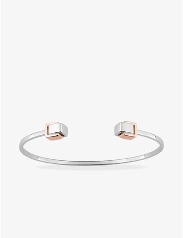 Bracelet bicolore argent...