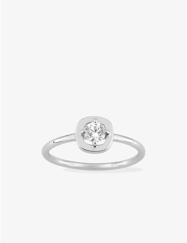 Bague Glamour en argent et...