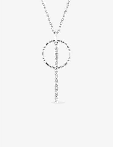 Collier argent 925 ‰ rhodié...