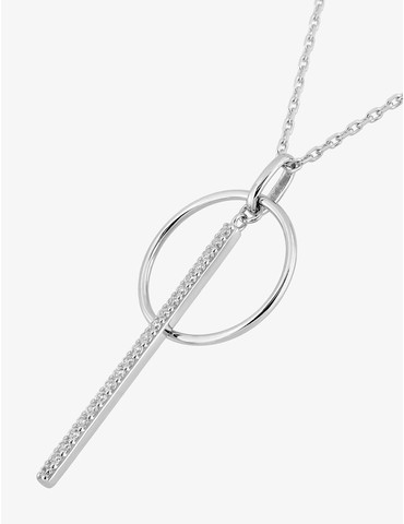 Collier argent 925 ‰ rhodié...