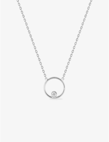 Collier argent 925 ‰ rhodié...