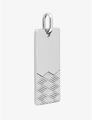 Pendentif plaque argent...