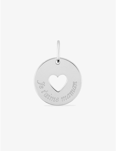 Pendentif jeton argent...