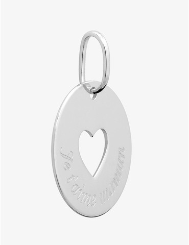 Pendentif jeton argent...