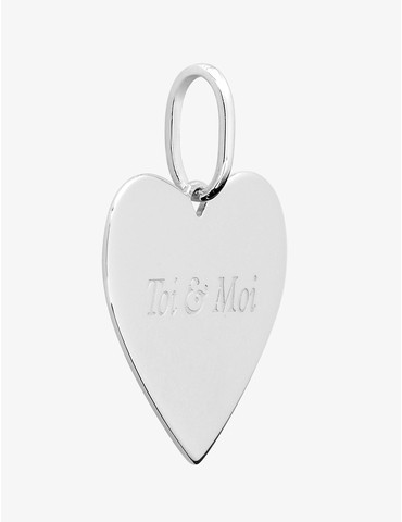 Pendentif cœur argent...