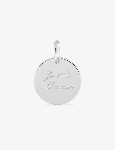 Pendentif argent rhodié 925...
