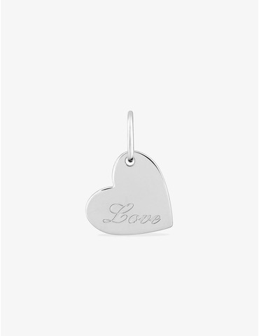 Pendentif cœur incliné en...