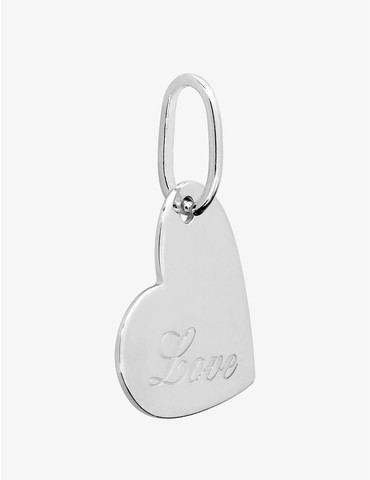 Pendentif cœur incliné en...