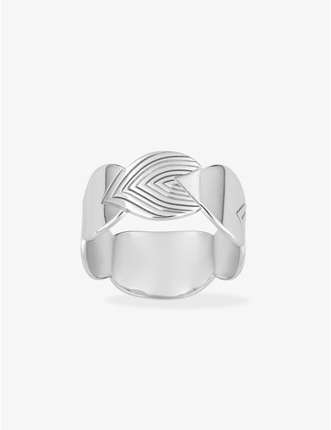 Bague fantaisie en argent...