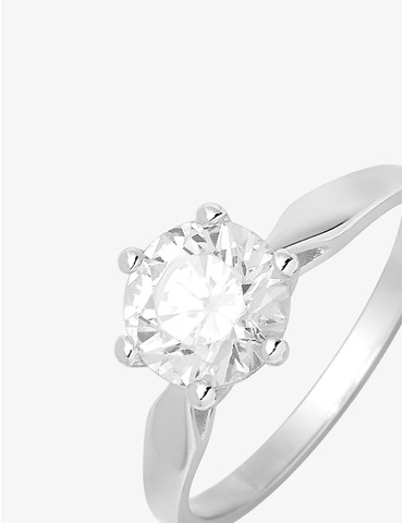 Bague solitaire 4 griffes...