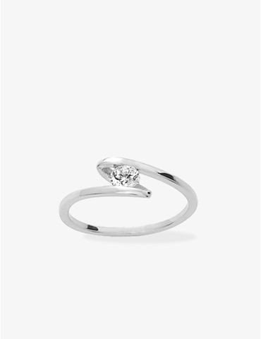 Bague solitaire fantaisie...