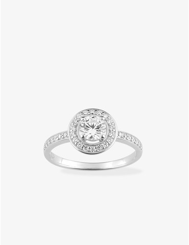 Bague argent rhodié 925 ‰...