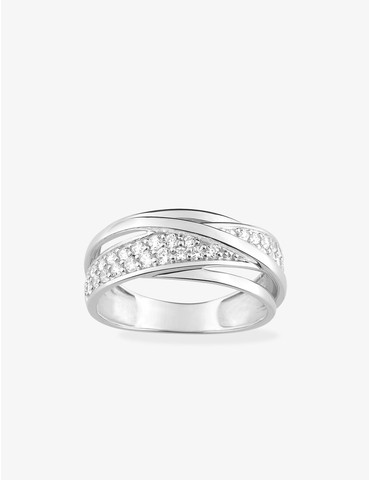 Bague multi anneaux argent...