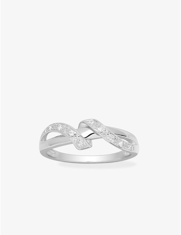 Bague anneaux entrelacés...