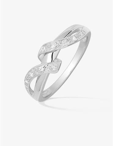 Bague anneaux entrelacés...