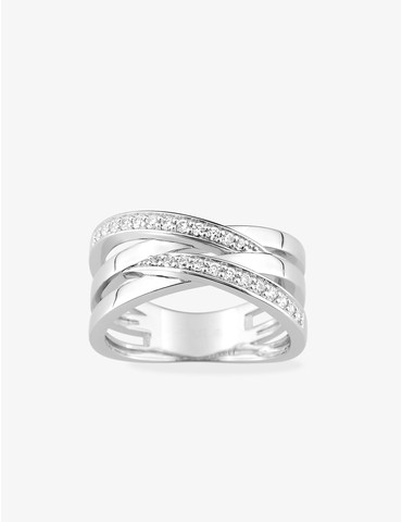 Bague 4 anneaux entremêlés...