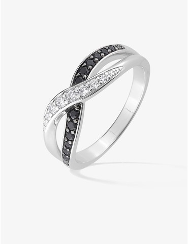 Bague 2 fines vagues...