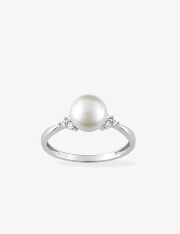 Bague argent rhodié 925 ‰,...