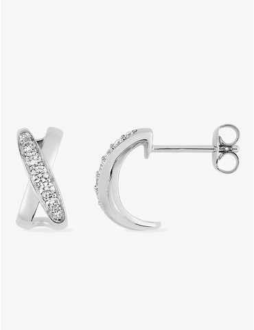 Boucles d'oreilles croisées...