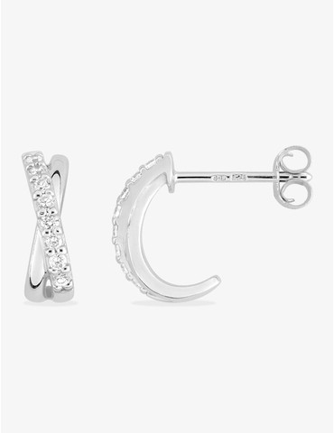 Boucles d'oreilles croisées...