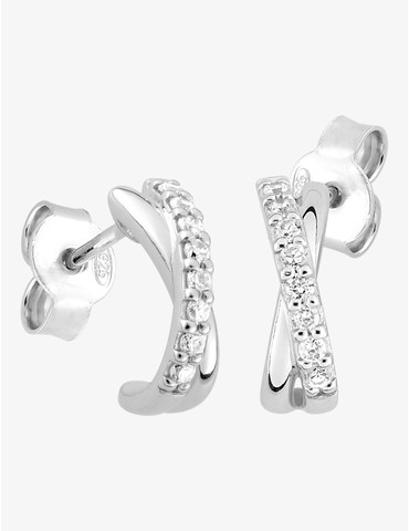 Boucles d'oreilles croisées...
