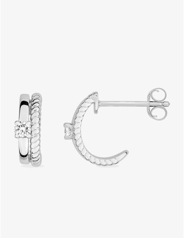 Boucles d'oreilles argent...