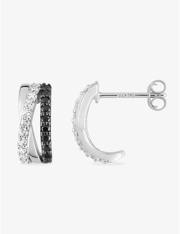 Boucles d'oreilles croisées...
