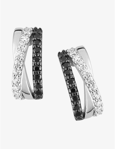 Boucles d'oreilles croisées...