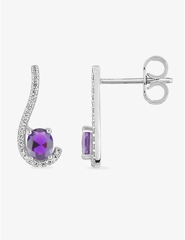 Boucles d'oreilles courbes...