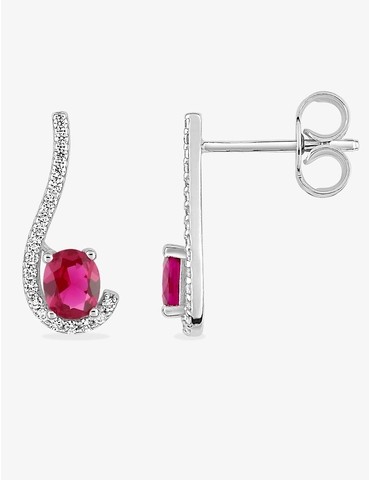 Boucles d'oreilles courbes...