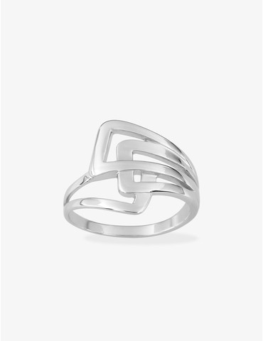 Bague géométrique fantaisie...