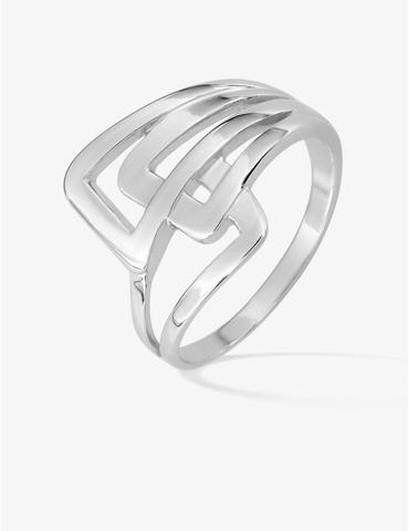 Bague géométrique fantaisie...