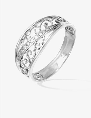Bague filigrane argent...